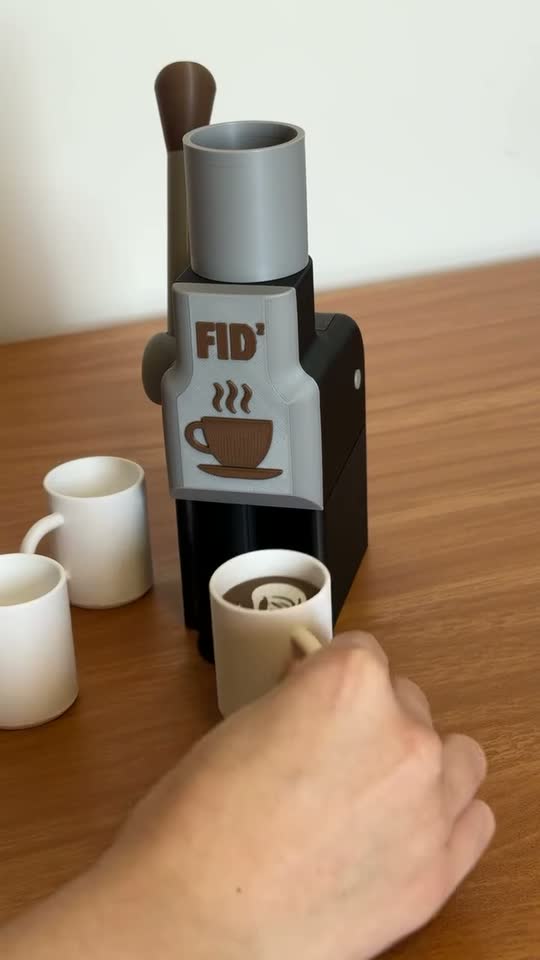 Máquina de café — peça da Verti em impressão 3D